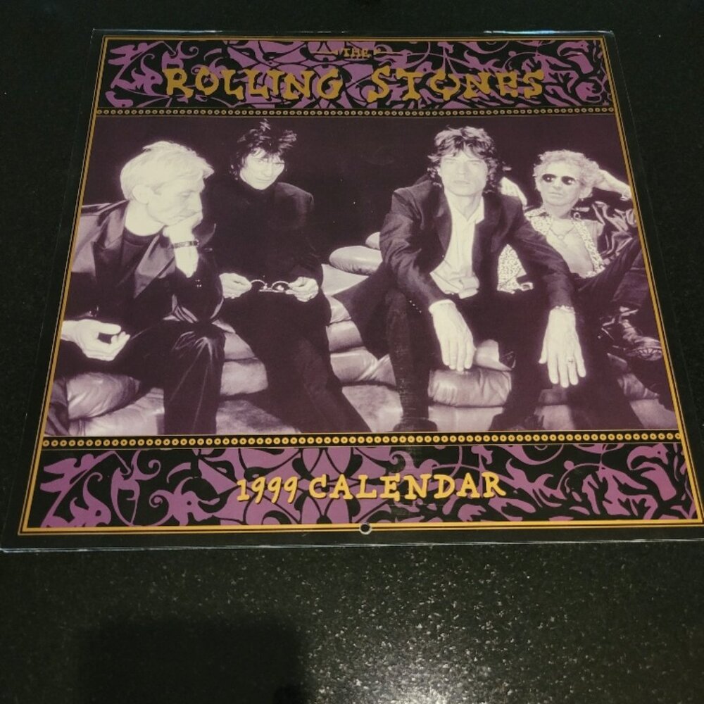 Vintage era Calendars and Program BUNDLE of 3--ROLLING STONES, BEATLES